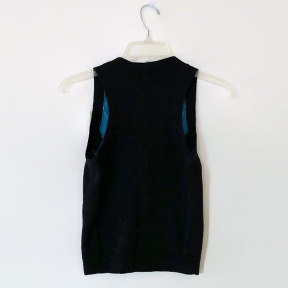 EXPRESS Knit button down vest with diamond design ✿ - Picture 2 of 6